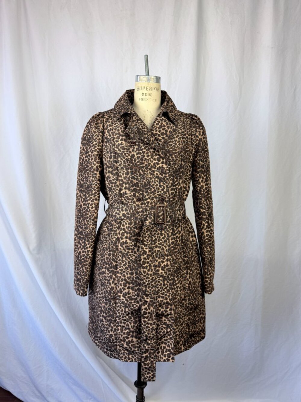 Vintage Ashley Brooke Cheetah Print Jacket Size Small